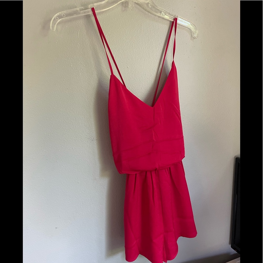 3/$15 Forever 21, strappy romper, women’s small, magenta